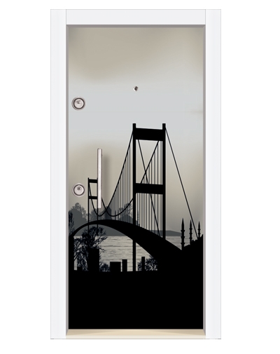 1260 Ultralam Düz Model Çelik Kapı