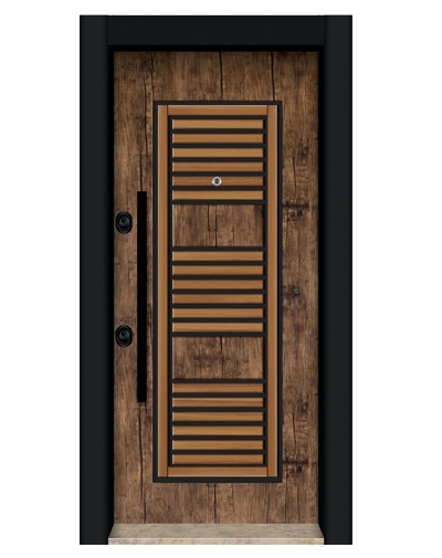 1465 Statik Kasa Kabartma Model Çelik Kapı