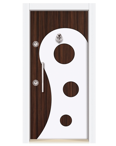 1566 Statik Kasa Düz Model Çelik Kapı