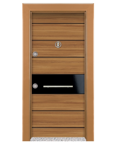 1583 Statik Kasalı Düz Model Çelik Kapı