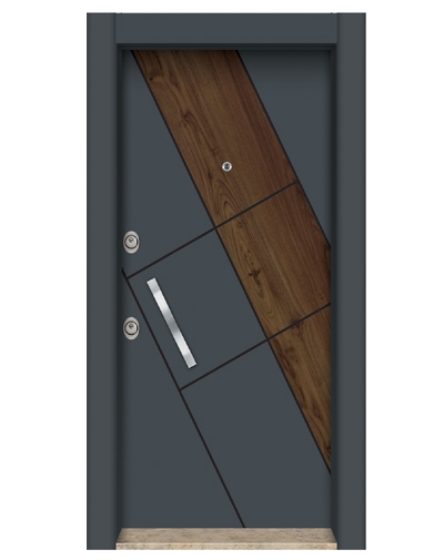 1586 Statik Kasa Düz Model Çelik Kapı