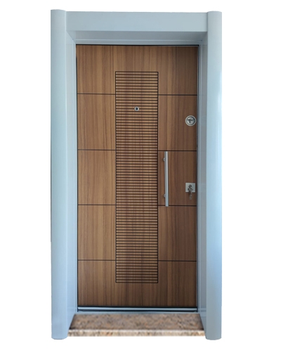 1593BK Statik Kasa Düz Model Çelik Kapı