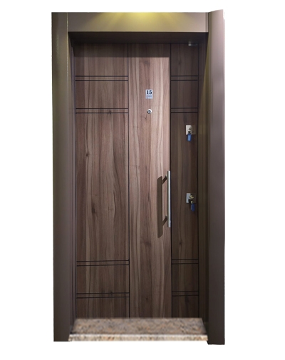 1658 Statik Kasa Düz Model Çelik Kapı