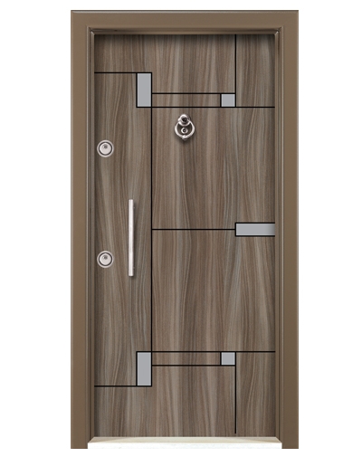 1665 Statik Kasa Düz Model Çelik Kapı