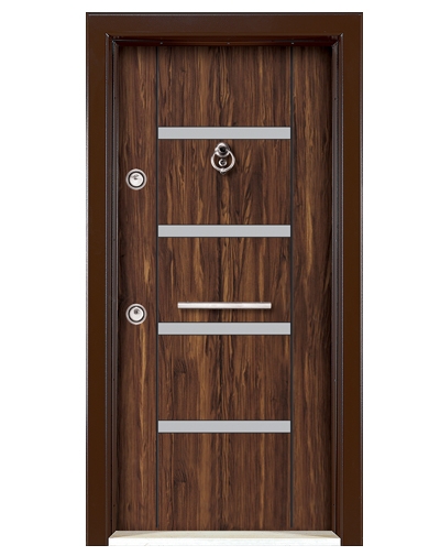 1666 Statik Kasa Düz Model Çelik Kapı