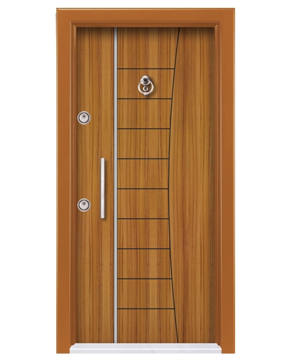 1694 Statik Kasalı Düz Model Çelik Kapı