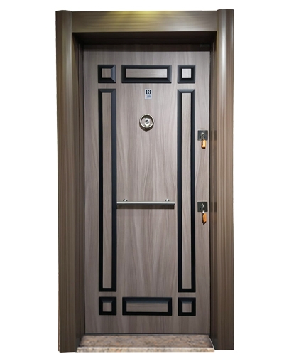 2467 Eskitme Kasalı Kabartma Tanganika Model Çelik Kapı