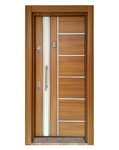 2560 Eskitme Kasalı Düz Model Çelik Kapı