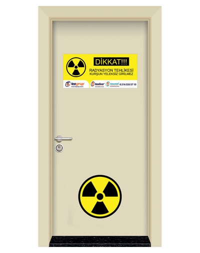 Radyasyon Önleyici(Radyoloji-Tomografi-MR) Kurşunlu Kapı